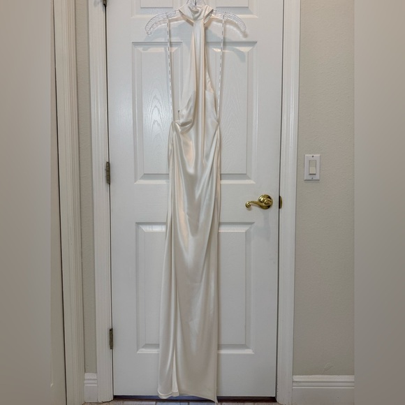 NWT Retrofete Jagger Silk Dress in White Size Large - Picture 4 of 16